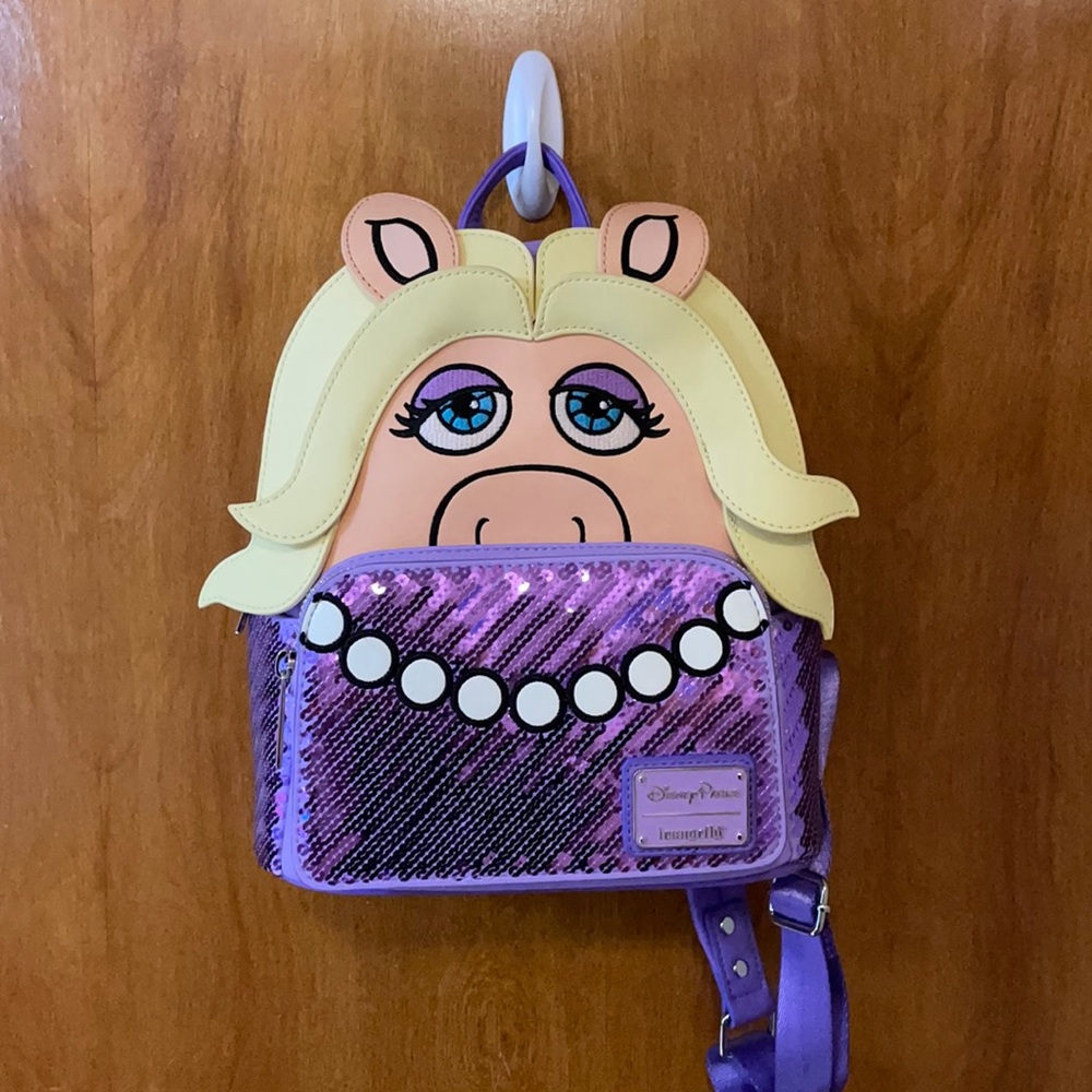 Disney Parks Loungefly’s Miss Piggy Backpack